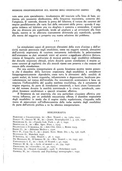 Archivio di psicologia, neurologia, psichiatria e psicoterapia