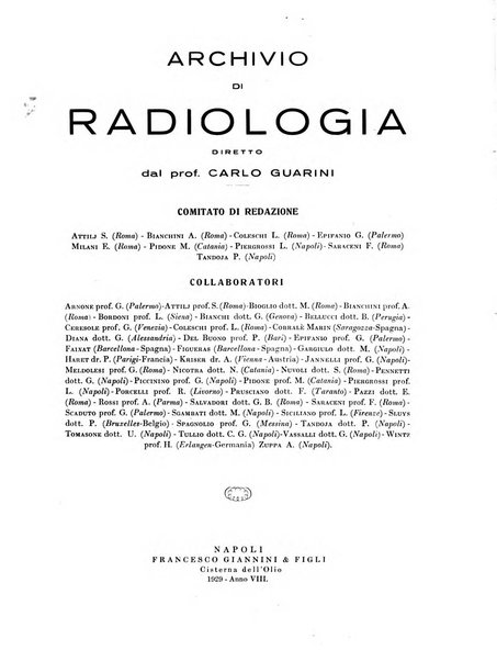 Archivio di radiologia