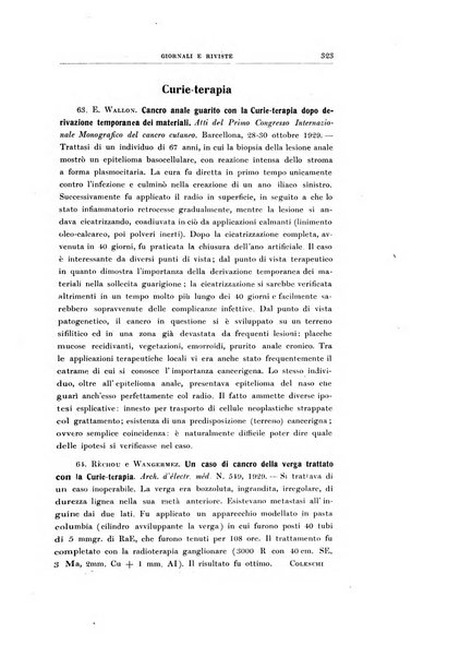 Archivio di radiologia