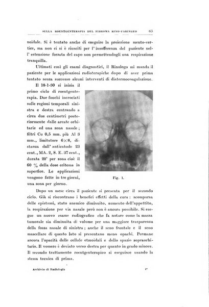 Archivio di radiologia