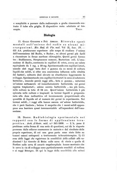 Archivio di radiologia