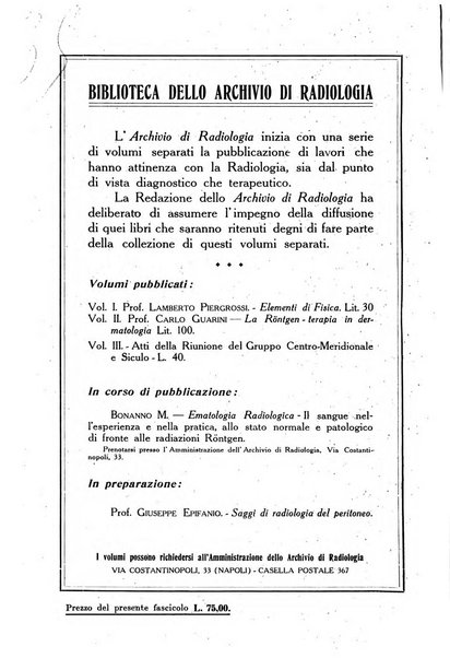 Archivio di radiologia