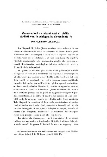 Archivio di radiologia