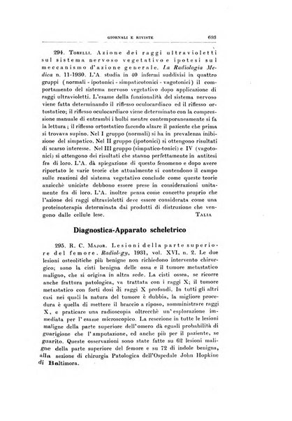 Archivio di radiologia