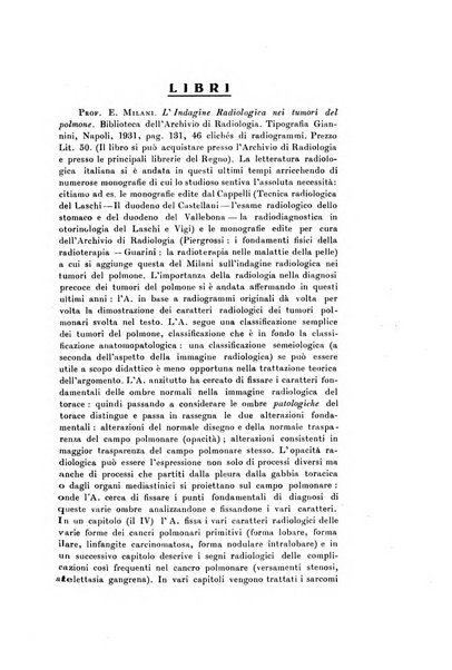 Archivio di radiologia