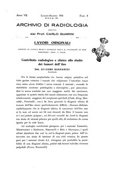 Archivio di radiologia