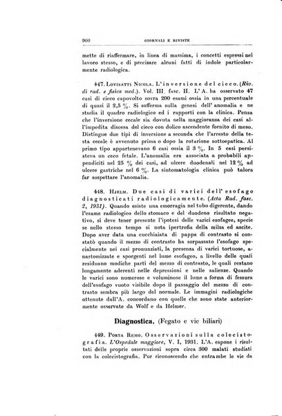 Archivio di radiologia