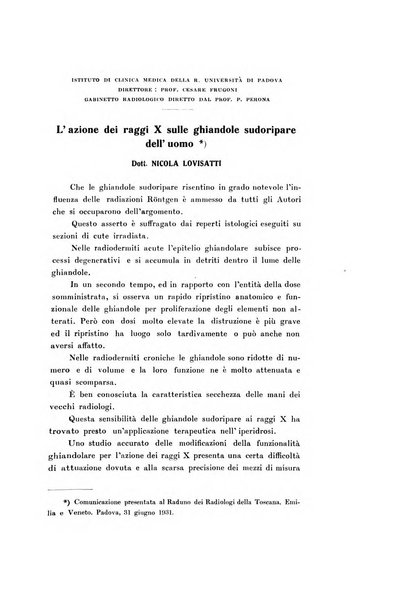 Archivio di radiologia