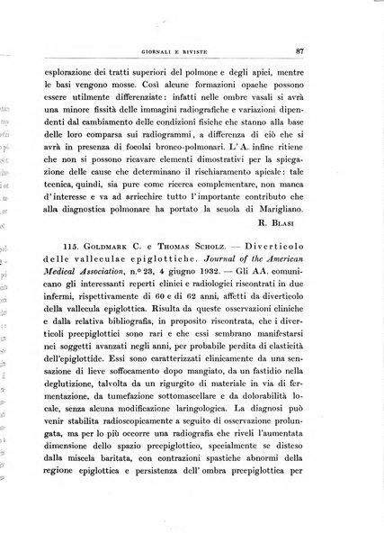 Archivio di radiologia