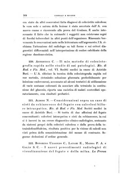 Archivio di radiologia