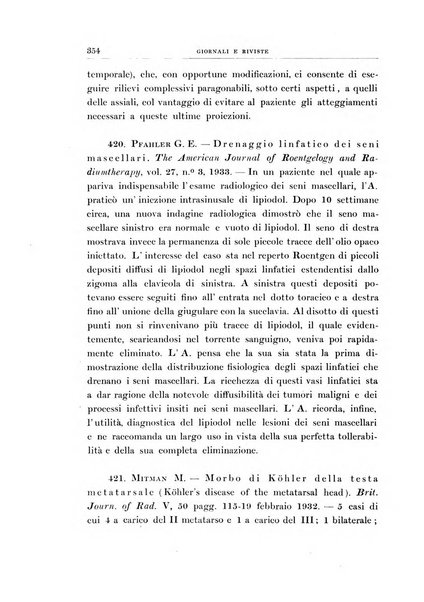 Archivio di radiologia