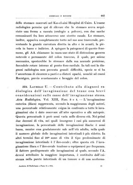 Archivio di radiologia