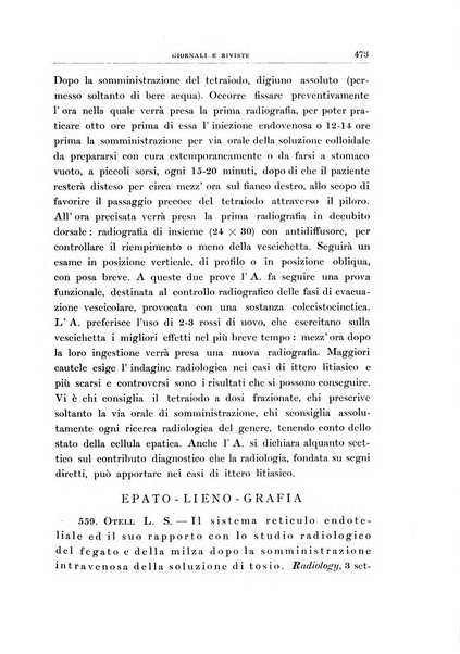 Archivio di radiologia