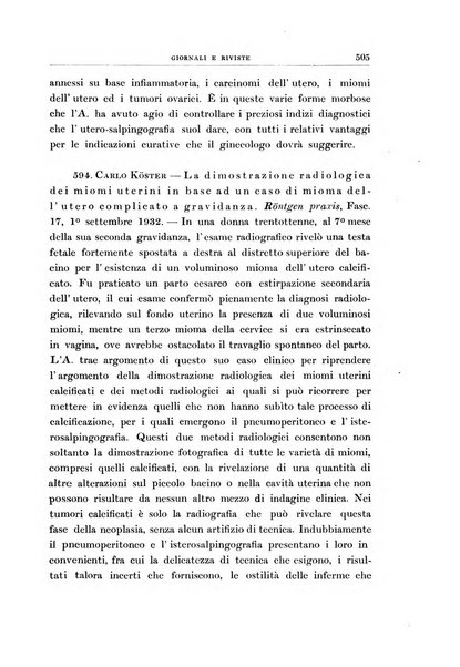 Archivio di radiologia