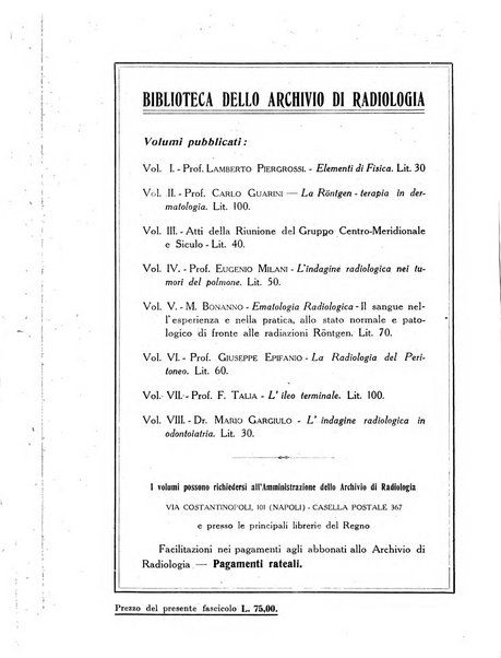 Archivio di radiologia