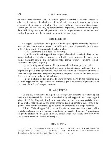 Archivio di radiologia