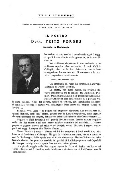 Archivio di radiologia