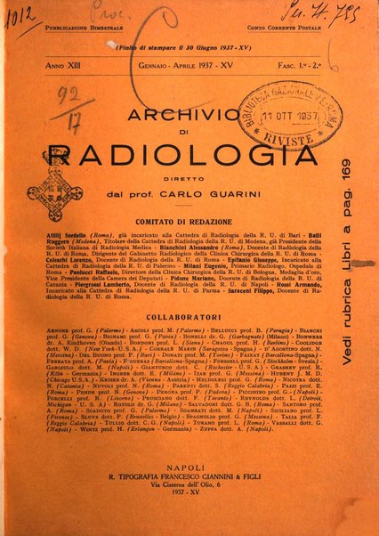 Archivio di radiologia