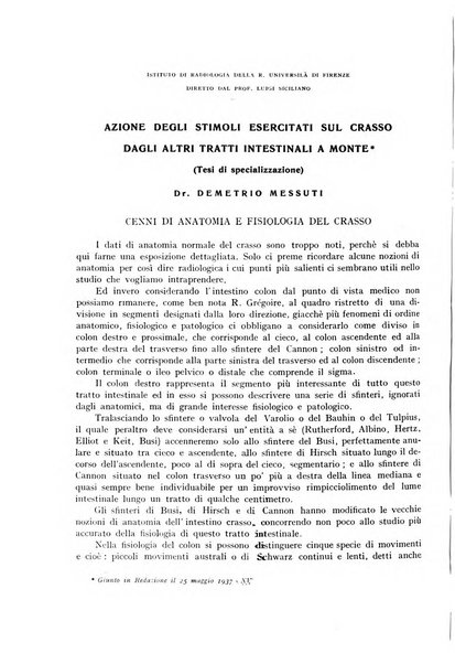 Archivio di radiologia