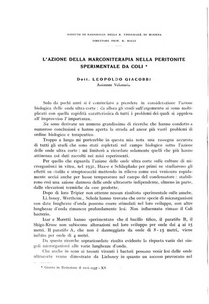 Archivio di radiologia