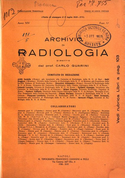 Archivio di radiologia