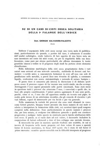 Archivio di radiologia