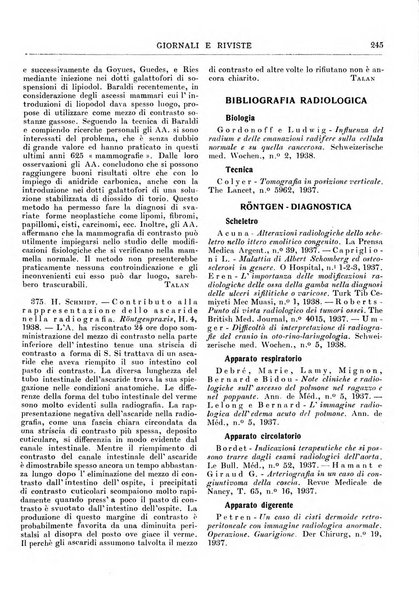 Archivio di radiologia