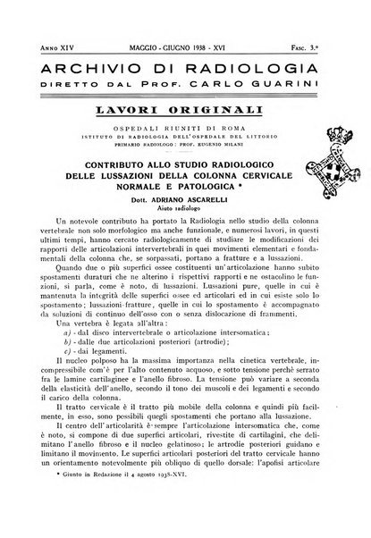 Archivio di radiologia