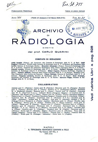 Archivio di radiologia