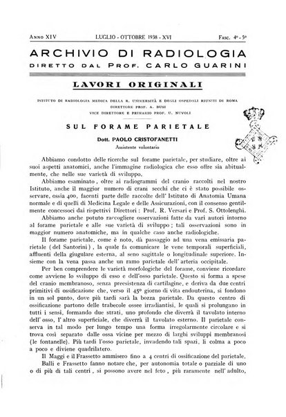 Archivio di radiologia