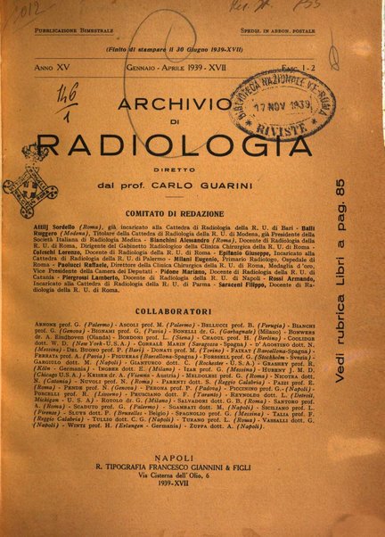 Archivio di radiologia