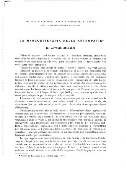 Archivio di radiologia