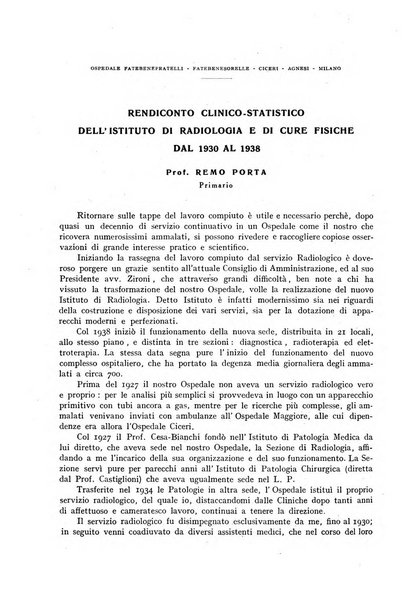 Archivio di radiologia