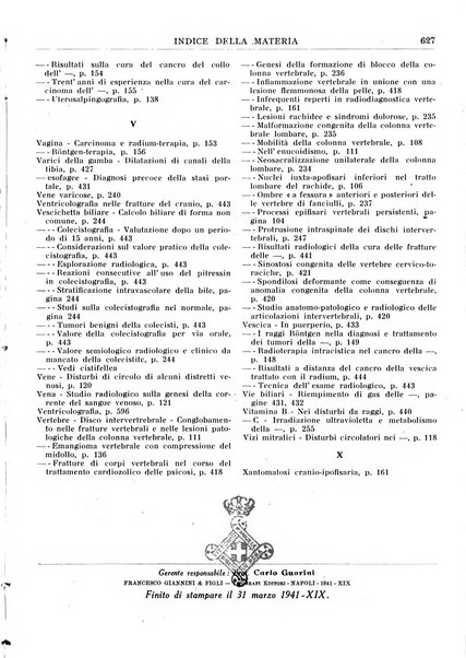 Archivio di radiologia