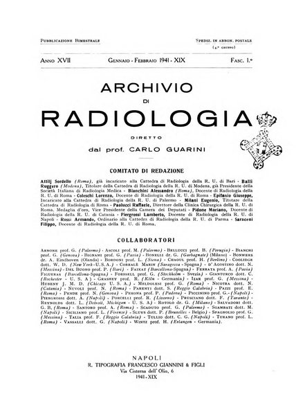 Archivio di radiologia