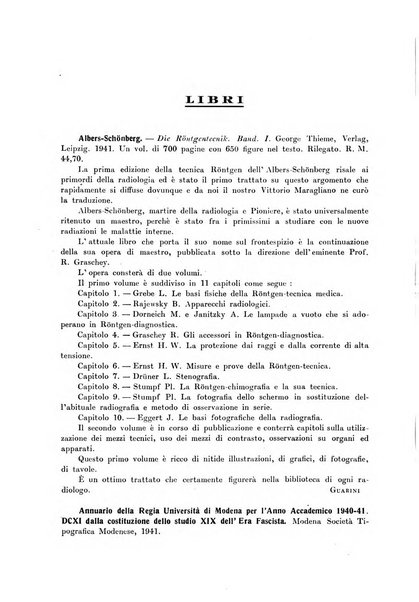 Archivio di radiologia