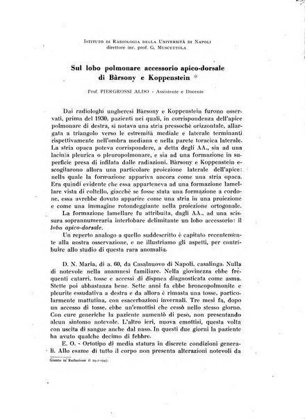 Archivio di radiologia