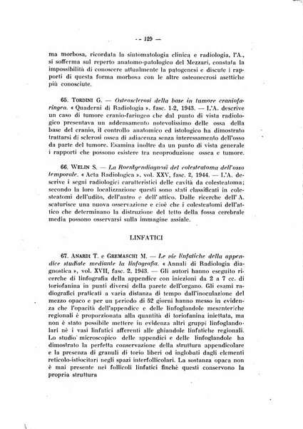 Archivio di radiologia