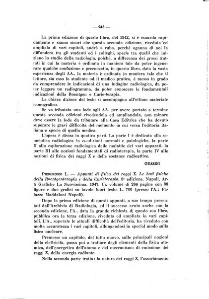 Archivio di radiologia