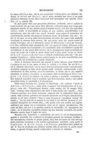 Archivio di scienze biologiche