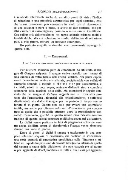 Archivio di scienze biologiche