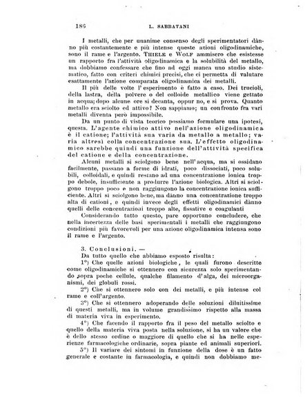 Archivio di scienze biologiche