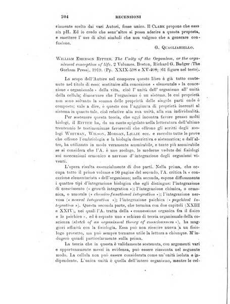 Archivio di scienze biologiche