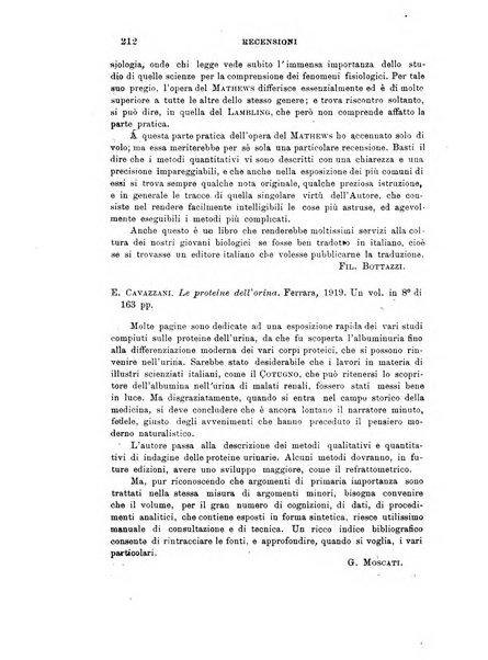 Archivio di scienze biologiche