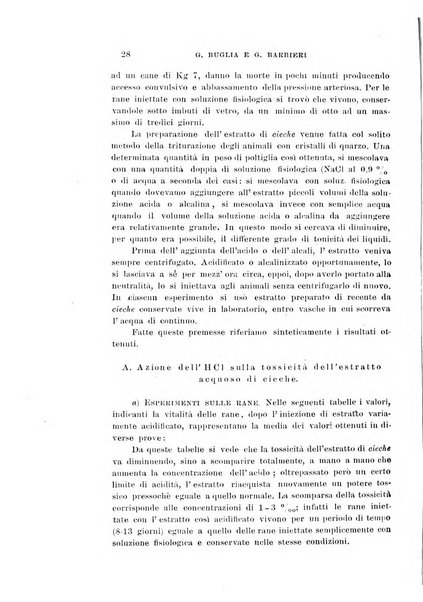 Archivio di scienze biologiche