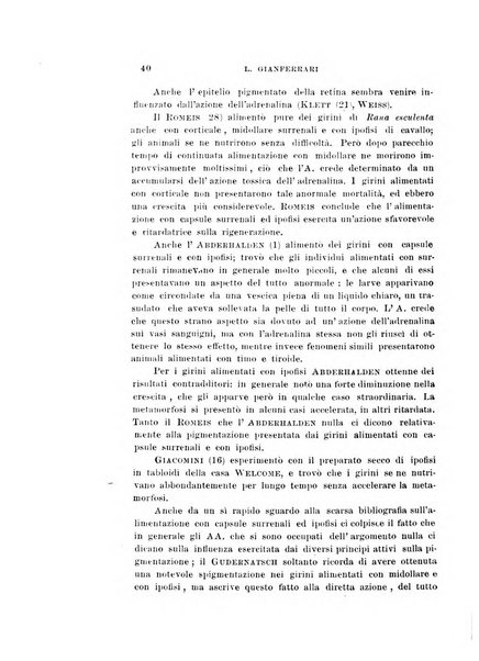 Archivio di scienze biologiche