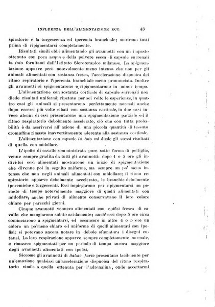 Archivio di scienze biologiche