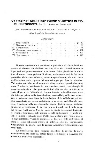 Archivio di scienze biologiche