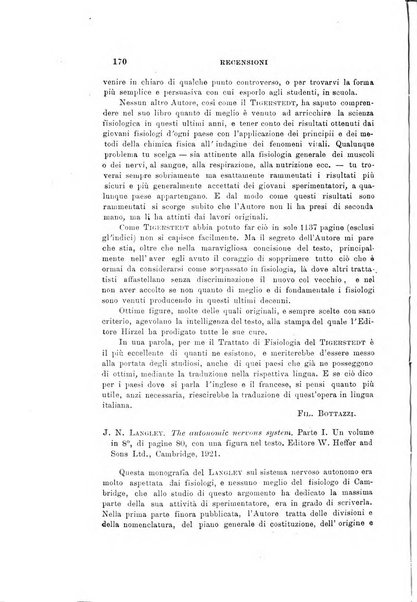 Archivio di scienze biologiche