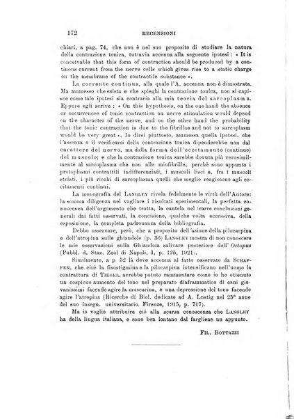 Archivio di scienze biologiche